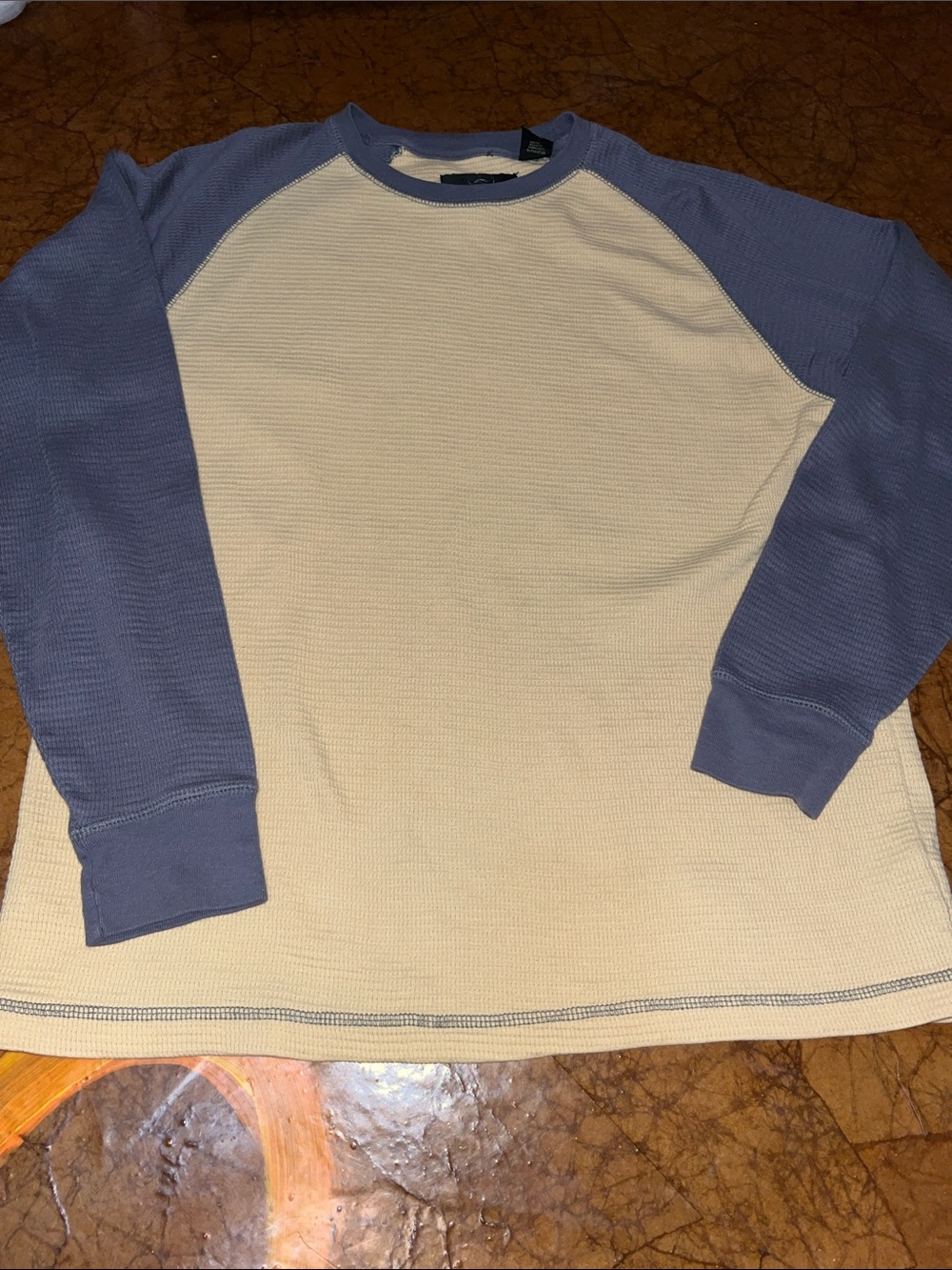 RedHead Crewneck Waffle Raglan Long Sleeve Sz Med